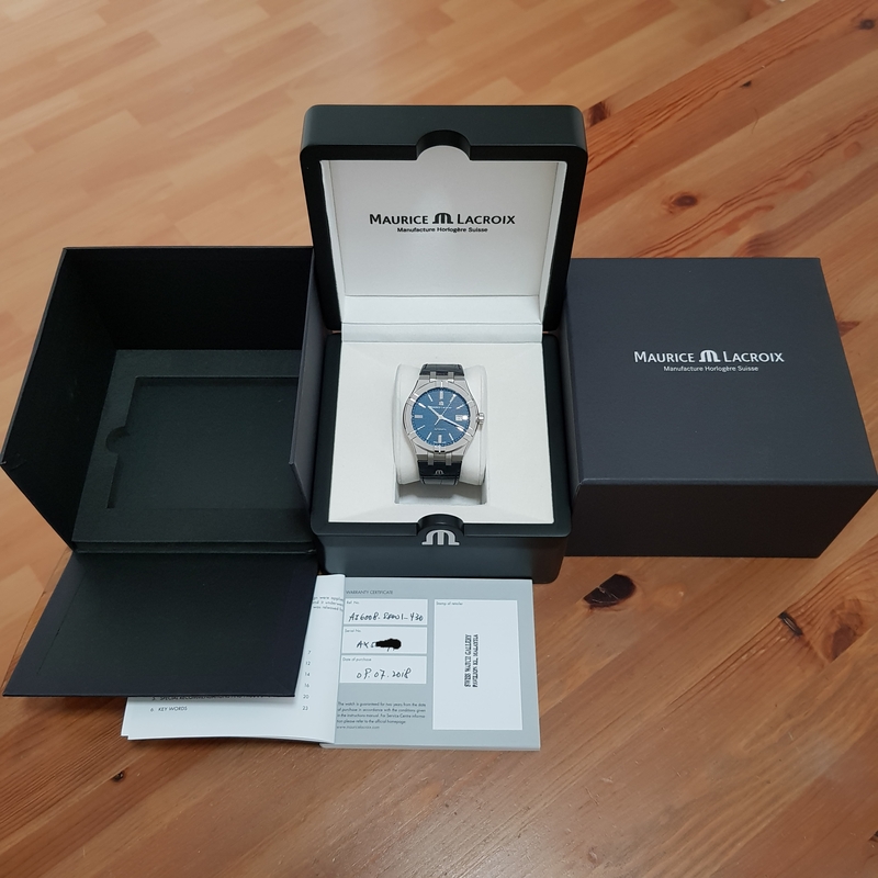 WTS Maurice Lacroix Aikon A1 6008 BNIB blue dial WatchCharts