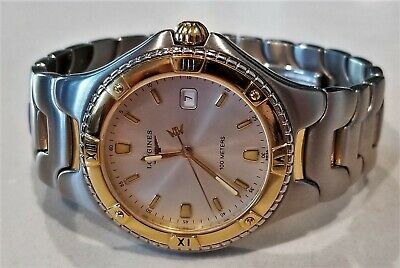 Gents Longines 100 Meters Stainless Steel Two Tone Bracelet Watch