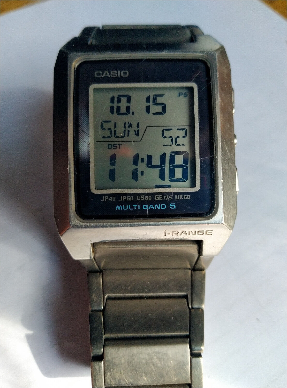VINTAGE CASIO IRW-M200 WV-M401 i-RANGE TITANIUM MULTI BAND 5 SOLAR