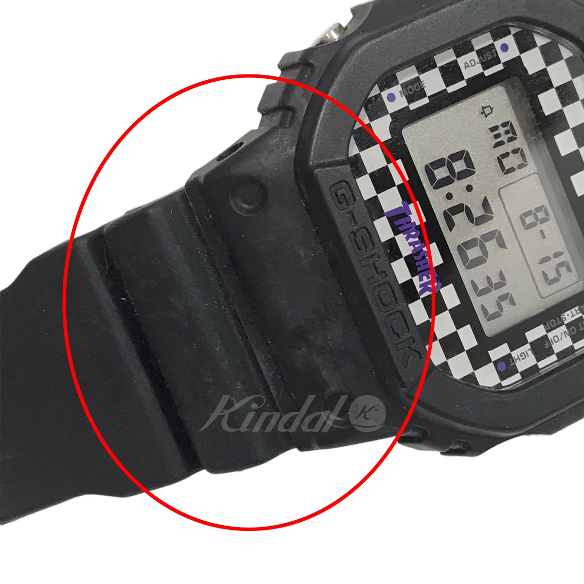 Used] CASIO G-SHOCK x THRASHER Watch DW-5600VT Black [250822