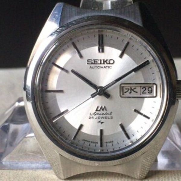 Vintage SEIKO Automatic Watch/ LM Special 5206-6110 25J SS 1972