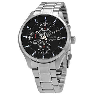 Seiko Tactical Chronograph Quartz Black Dial Watch SKS539P1 | WatchCharts