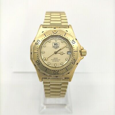Tag Heuer Watch 934.413 3000 Gold Plated operates normally 1509166