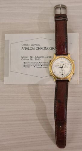 Citizen Cronografo Orologio Uomo Vintage 3560 Quarzo WatchCharts