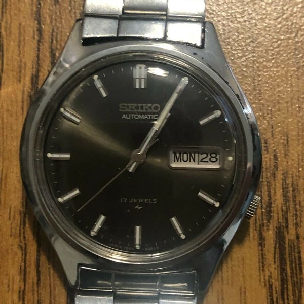 Vintage Seiko 7009-8028 Men’s Automatic Stainless Day/Date Watch ...