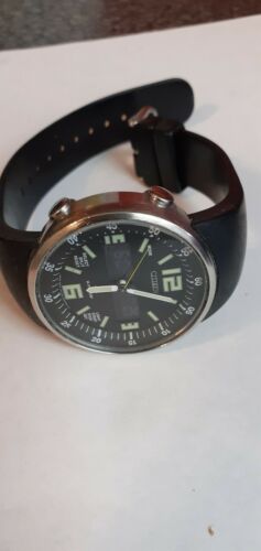 RARE VINTAGE CITIZEN PROMASTER C452 S028558 ANO DIGI CHRONOGRAPH