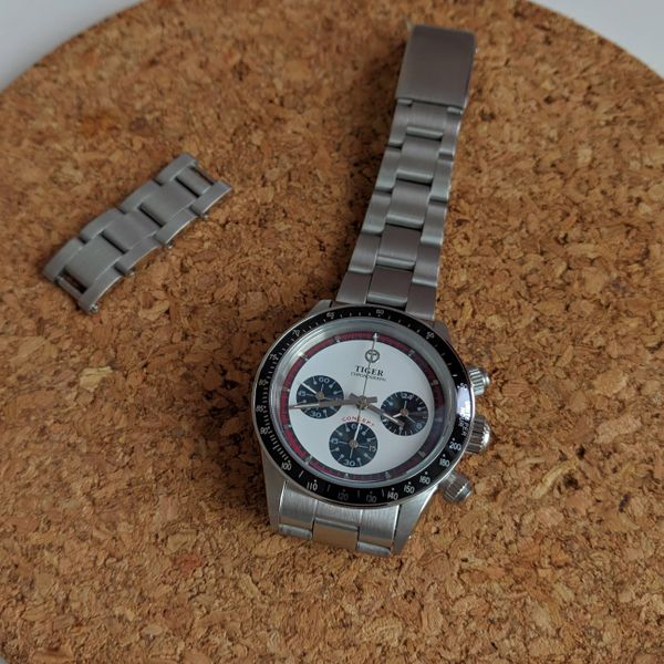 Tiger Concept Chronograph Homage To Rolex Daytona 6241 Paul Newman Panda Dial Watchcharts