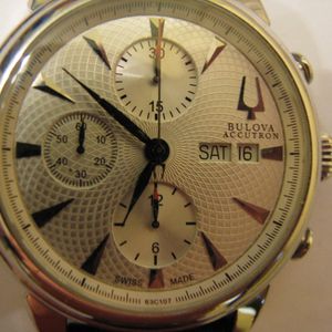 Bulova Accutron Gemini Chronograph 63C107 Price as of November