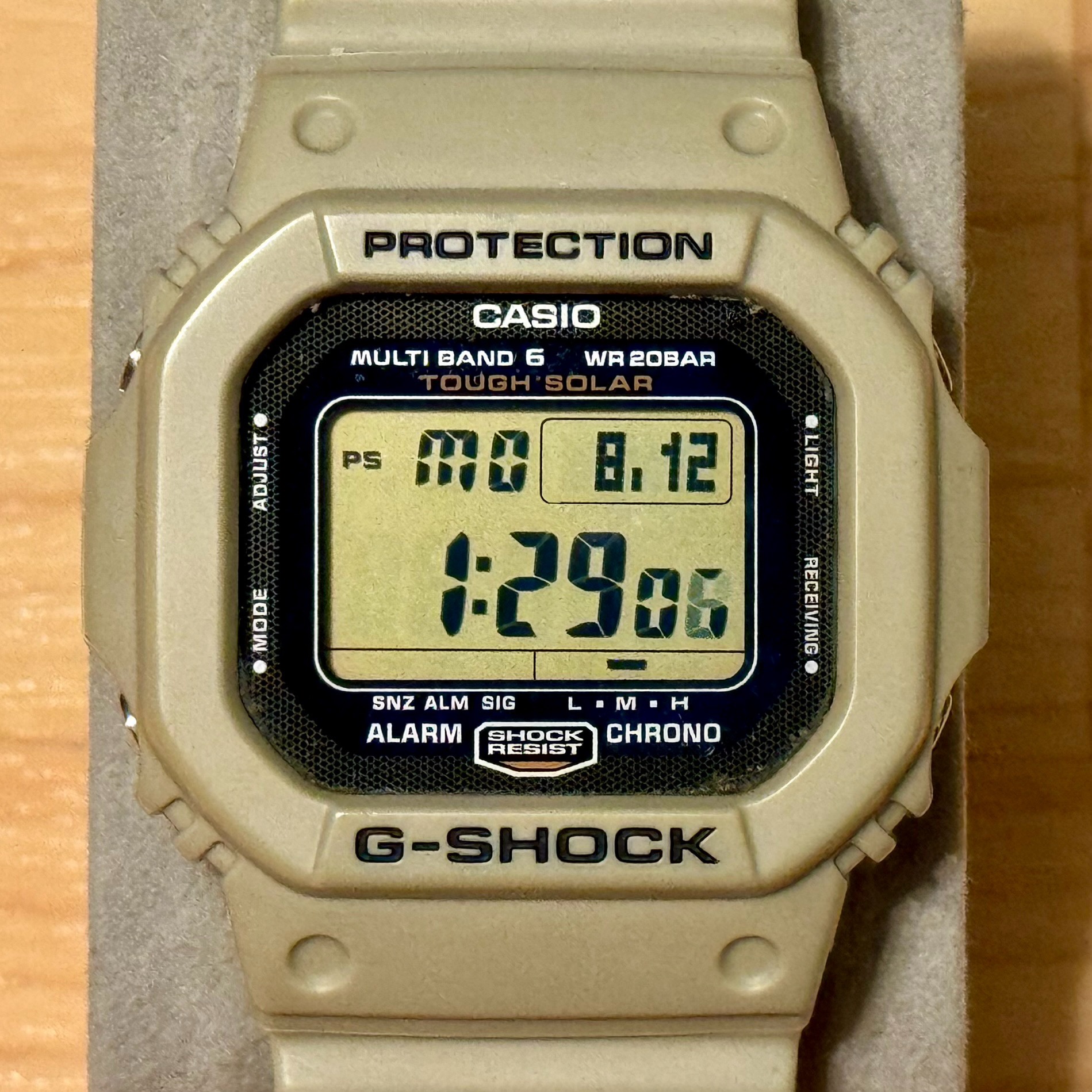 WTS] Casio G-Shock GW-M5610SD-8 Desert Sand Tan Beige Tough Solar