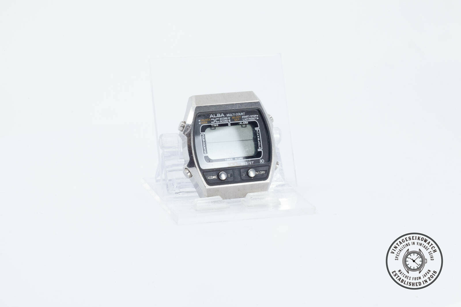 SEIKO ALBA MULTICOUNT Y665-5030 WATCH FOR PARTS OR REPAIR JAPAN