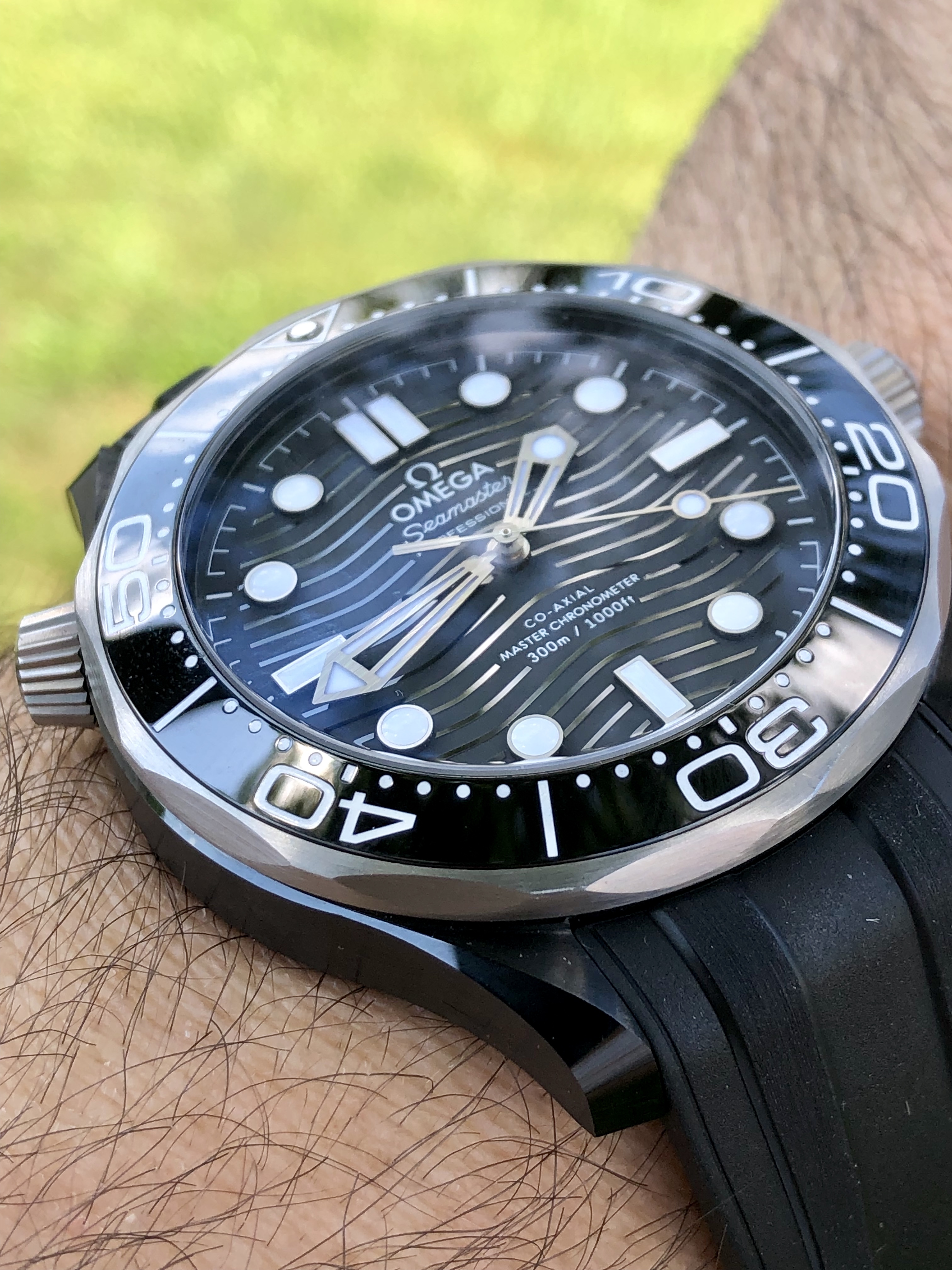 Omega seamaster hotsell ceramic and titanium