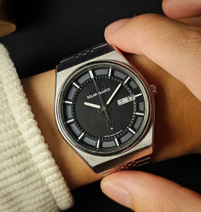 稼働品 SEIKO クオーツ 6点 ヴィンテージ Vintage Rare Seiko Solar Quartz 4826 - 9000 Day Date Circa 1977