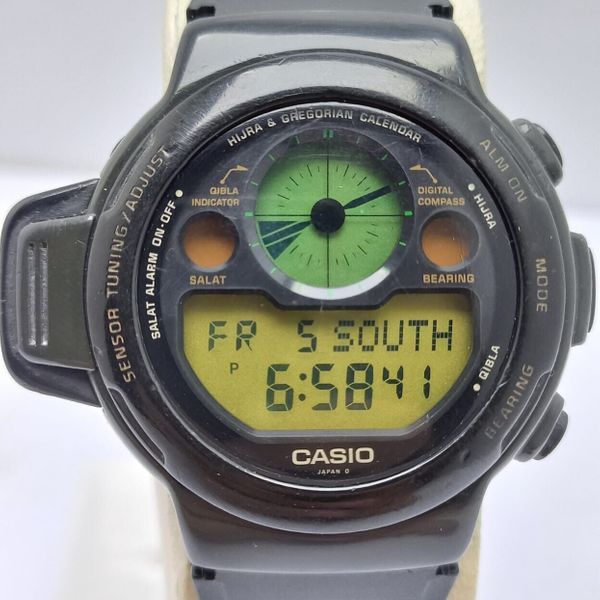 Casio qibla compass watch online