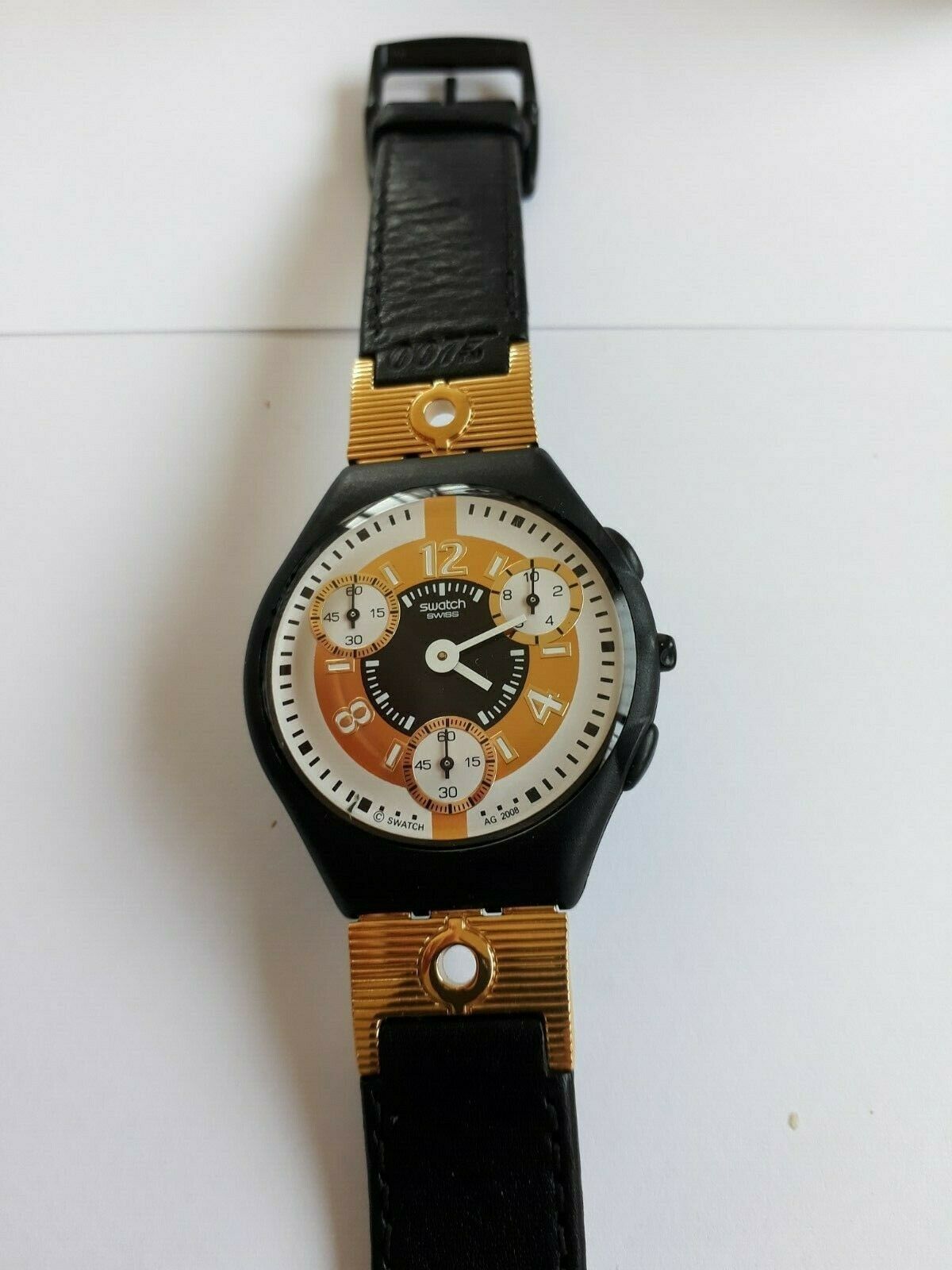 SWATCH 007 Villain Collection Scaramanga The Man With The Golden Gun NIB  NOS | WatchCharts Marketplace