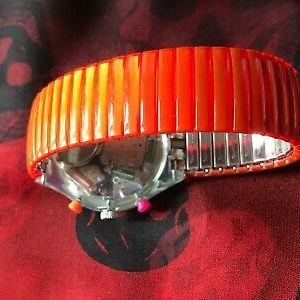 Wristwatch Original SWATCH Chrono INSPYRAL (SCG102/103)-orange-TOP