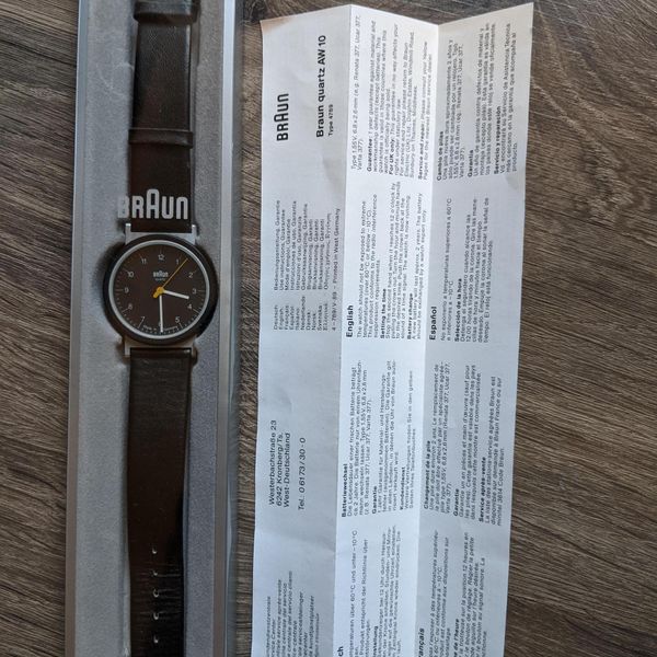 WTS] Vintage 1989 BRAUN AW10 model 4789 w/ Box & Paper