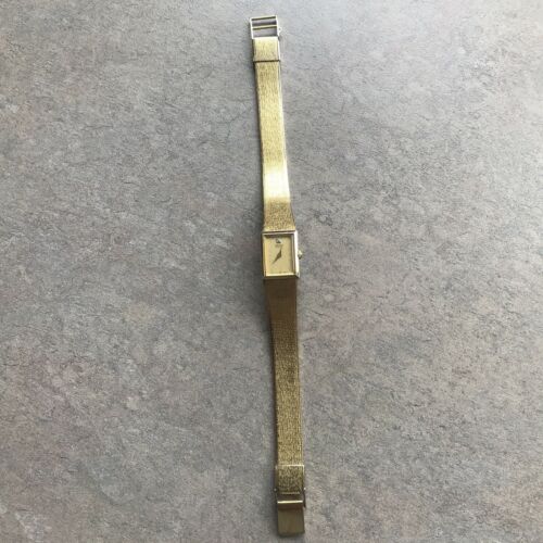 Nice Vintage Seiko 1E20-5109 Lady Gold Tone Analog Quartz Watch