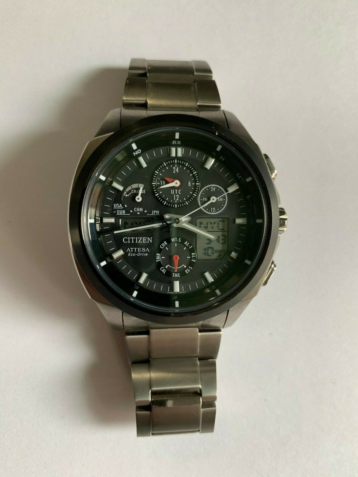 Citizen Attesa ATV53-3023 Eco-Drive Titanium Watch | WatchCharts