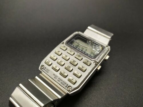 Vintage 1980's Seiko C515-5000 Calculator Memory Men's Quartz
