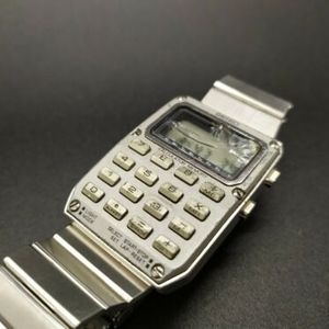 【激レア タグ付 不動】SEIKO 80年代 カリキュレータ C515 S208 Vintage 1980's Seiko C515-5000 Calculator Memory Men's Quartz
