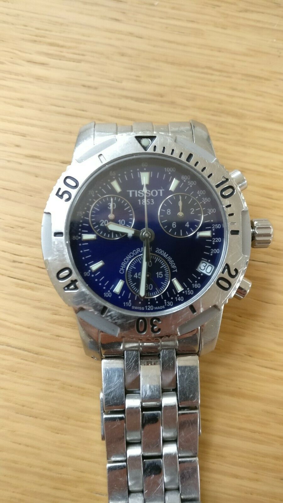 Tissot PRC 200 Chronograph Blue dial Michael Owen edtiion Spares