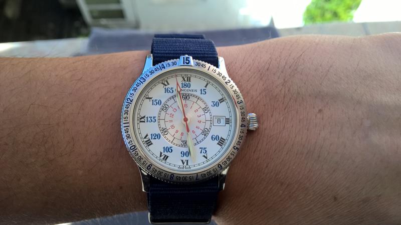 Longines lindbergh hour angle 38mm hot sale