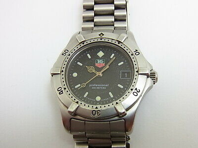 Tag Heuer 2000 Professional Black Dial Mid 38mm Swiss Sapphire