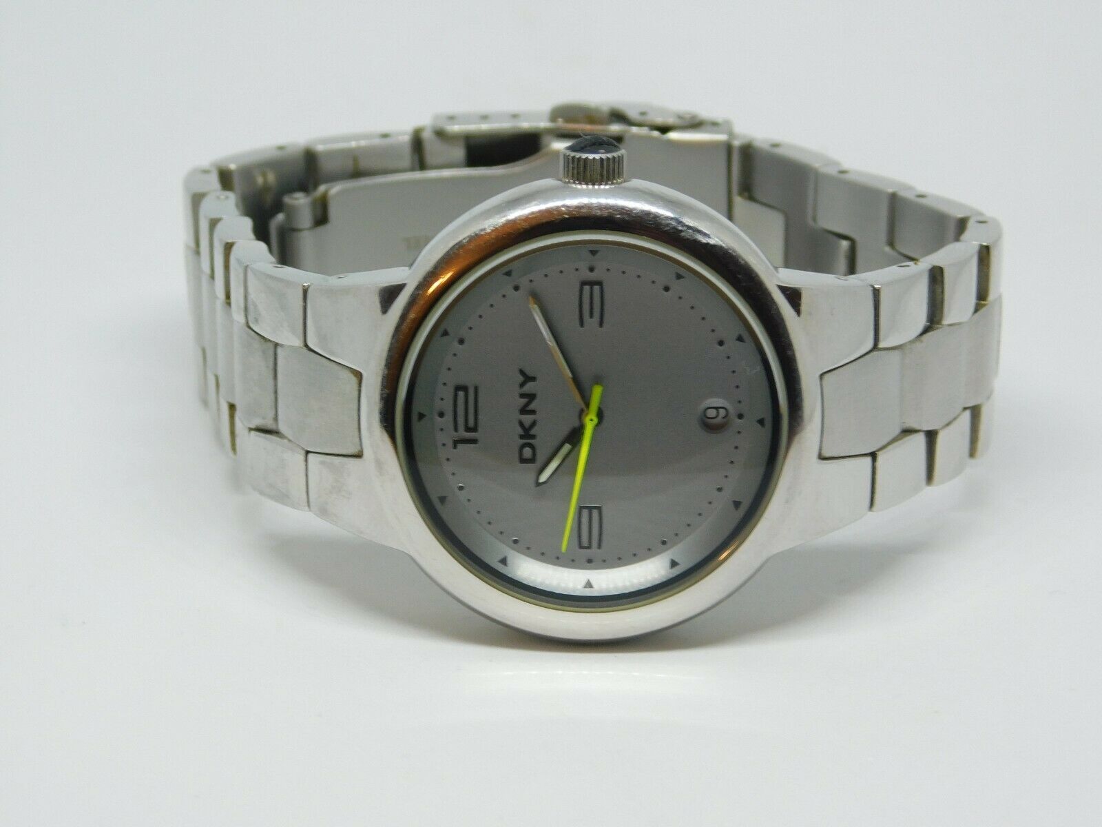 dkny watch solid stainless steel