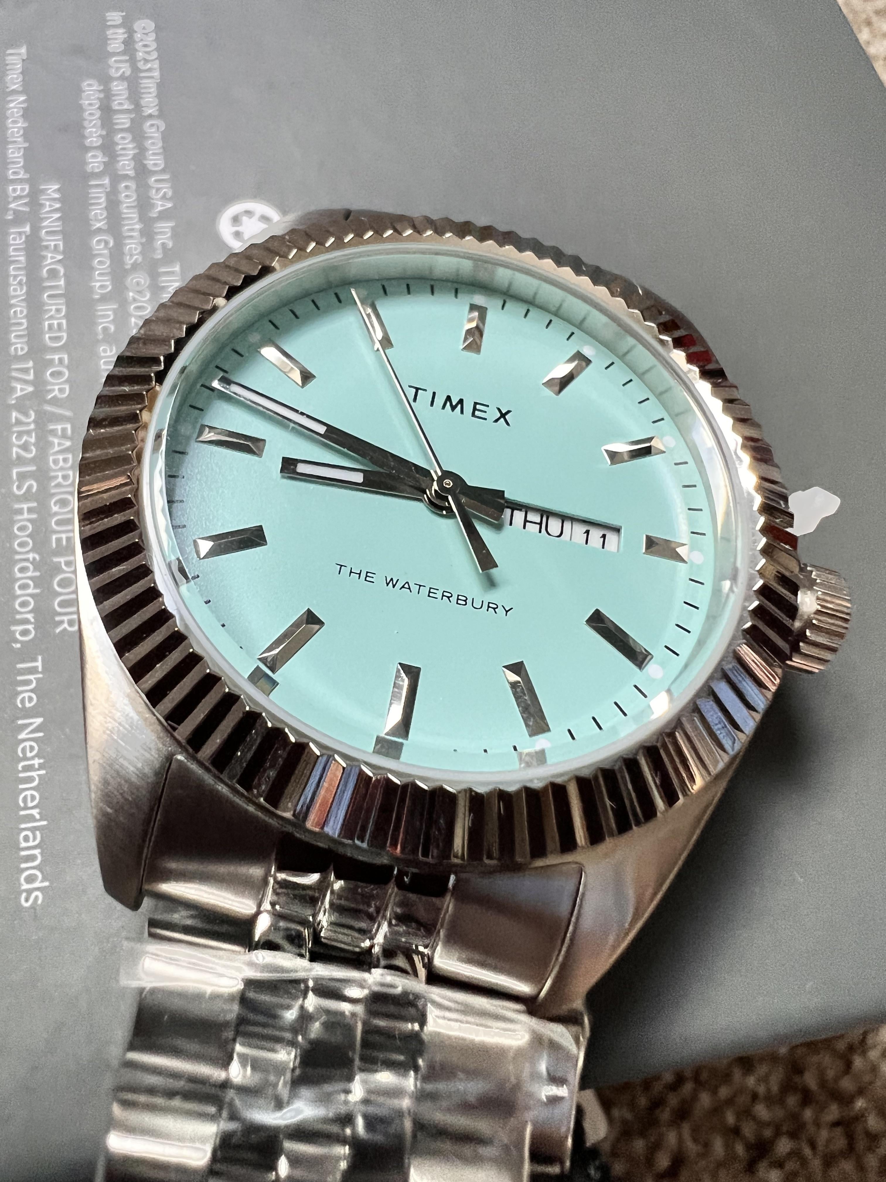 WTS] Timex Legacy 41mm Tiffany Blue BNIB | WatchCharts Marketplace