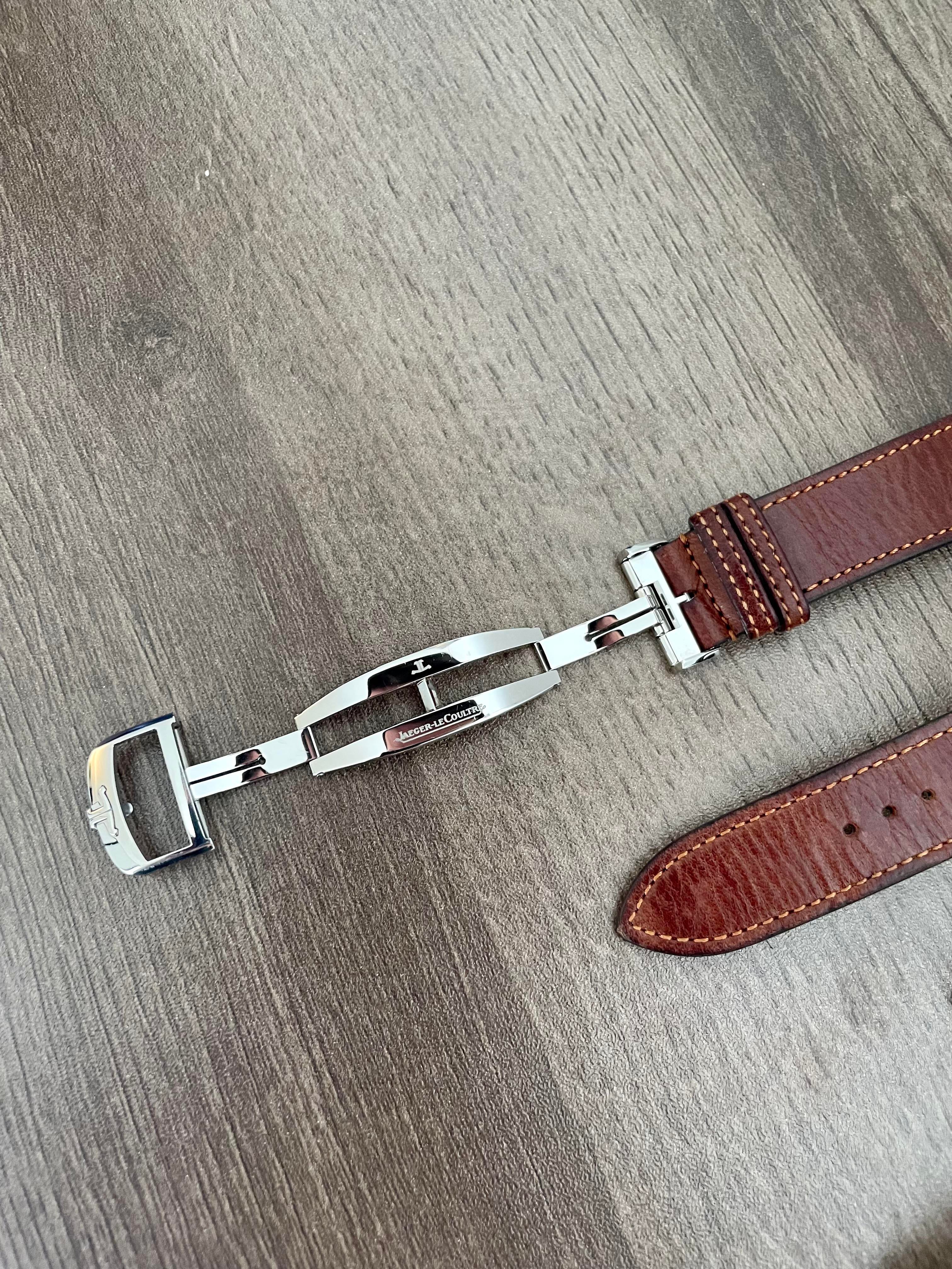 WTS Jaeger LeCoultre Lot JLC Quick Release Deployant Clasp 2 JLC Straps 20mm 18mm for Reverso WatchCharts Marketplace