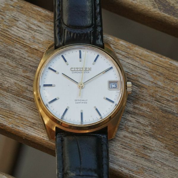 Citizen Chronometer 18K Solid Gold Vintage Dress Watch | WatchCharts ...