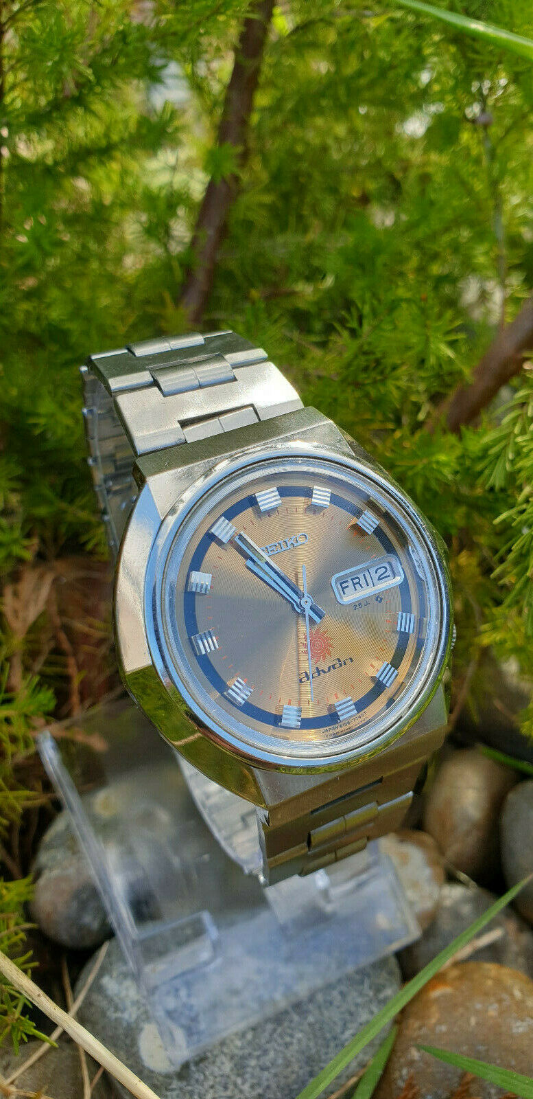 セイコー　アドバン　advan 自動巻き　メンズ腕時計 SEIKO - セイコーアドバン メンズ自動巻き デットストック級の