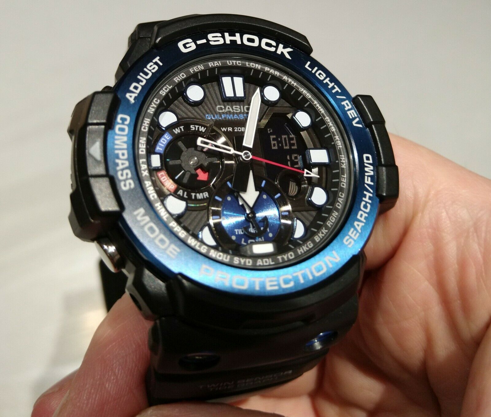 Casio G-Shock GN-1000B-1AER Gulfmaster Watch |
