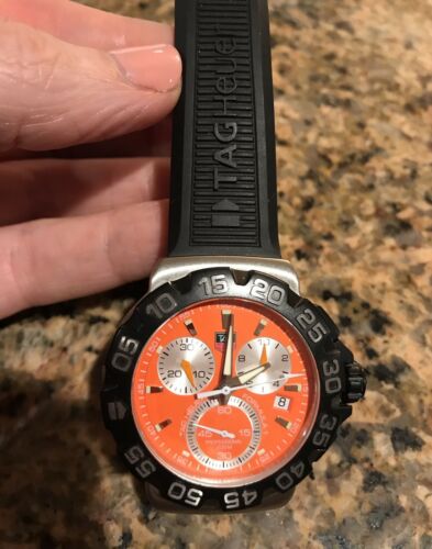 Tag Heuer Men's CAH1110.FT6024 Formula 1 Chronograph Black Rubber Watch