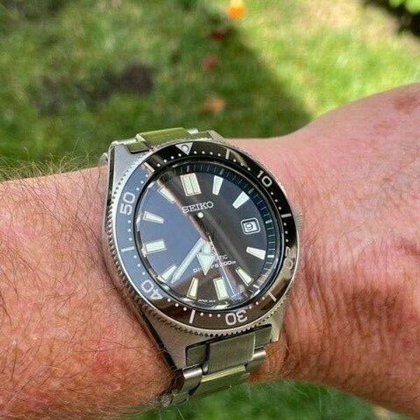 SEIKO SBDC051 Prospex Diver Automatic Stainless Steel 43mm Men's Watch ...