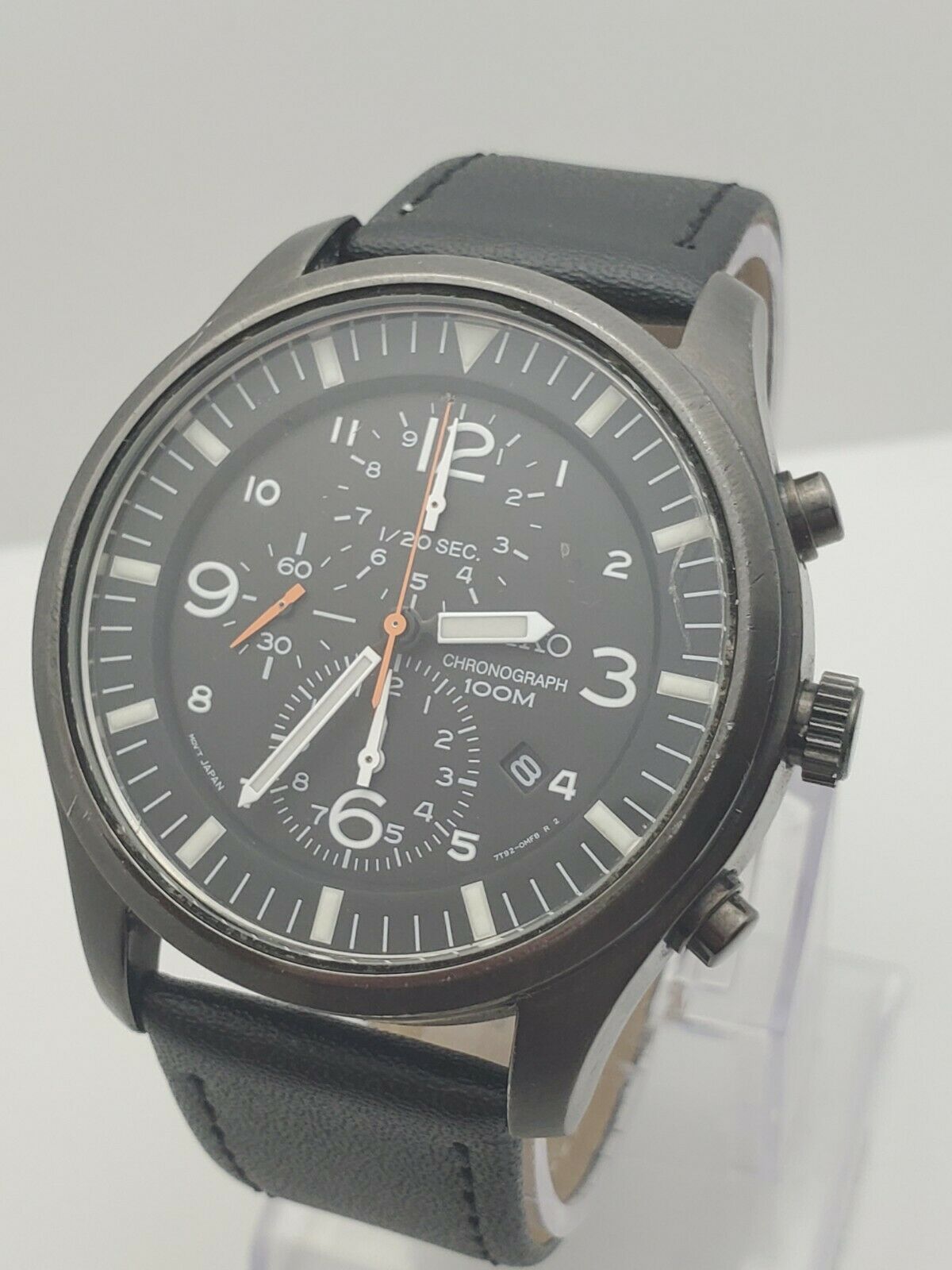 SEIKO 7T92-0JS0 CHRONOGRAPH 100M Quartz Men's Watch