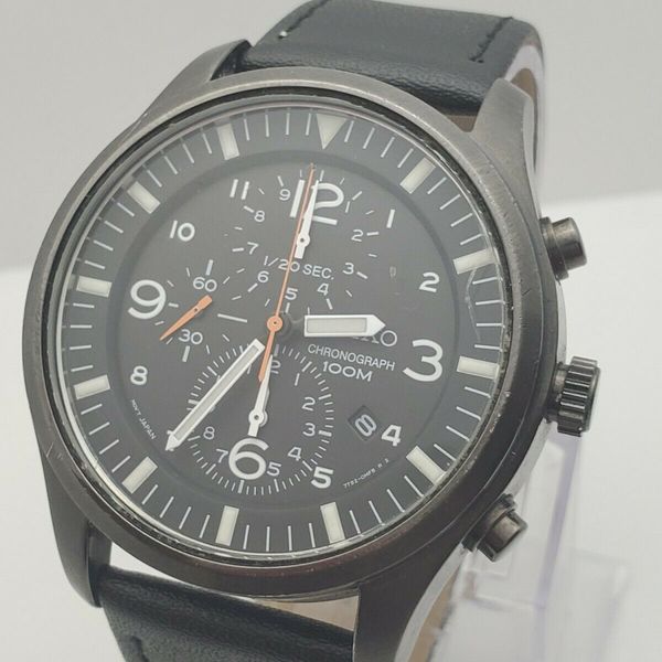 SEIKO 7T92-0JS0 CHRONOGRAPH 100M Quartz Men's Watch | WatchCharts