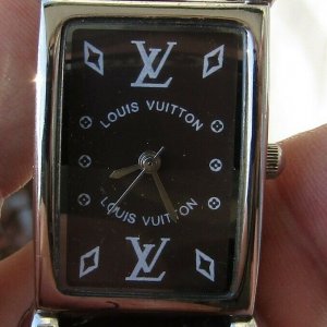 Pre owned Vintage Women Louis Vuitton WristWatch Plaque OR G 20M  3632HS2001L