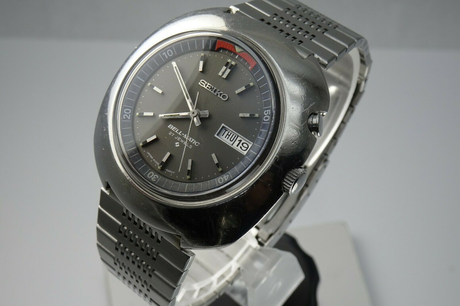 Vintage 1969 JAPAN SEIKO BELL MATIC WEEKDATER 4006 6000 27Jewels