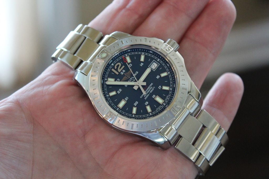 breitling colt 41 blue