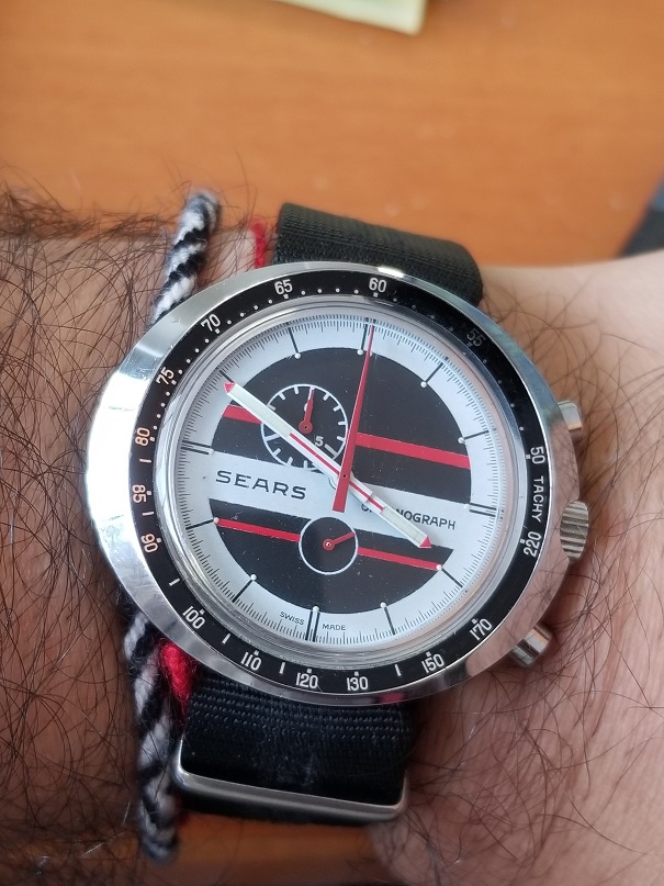 ヴィンテージ 60s　sears シアーズ　時計　ジャンク For Trade: Sears Chronograph same as Leonidas Heuer Easy Rider