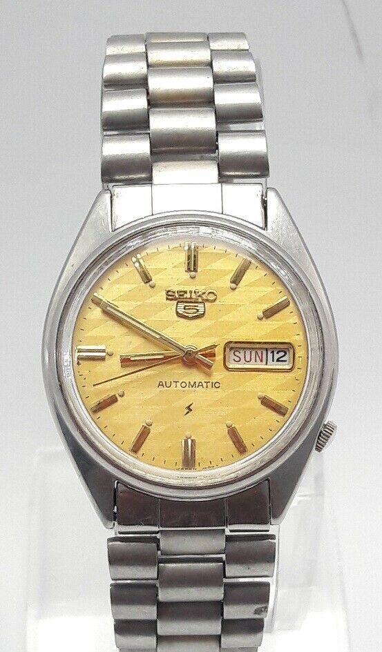 VINTAGE SEIKO 5 6309-7310 A2 AUTOMATIC 17J JAPAN MADE MEN'S WRIST WATCH ...