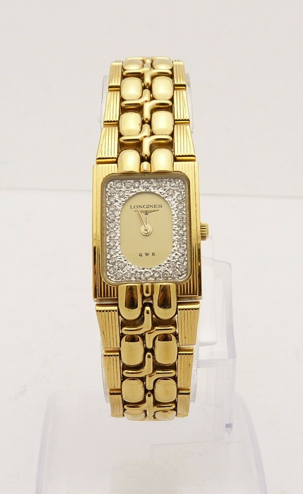 LONGINES QWR CMZ 5743 Vintage Gold Tone Ladies Watch