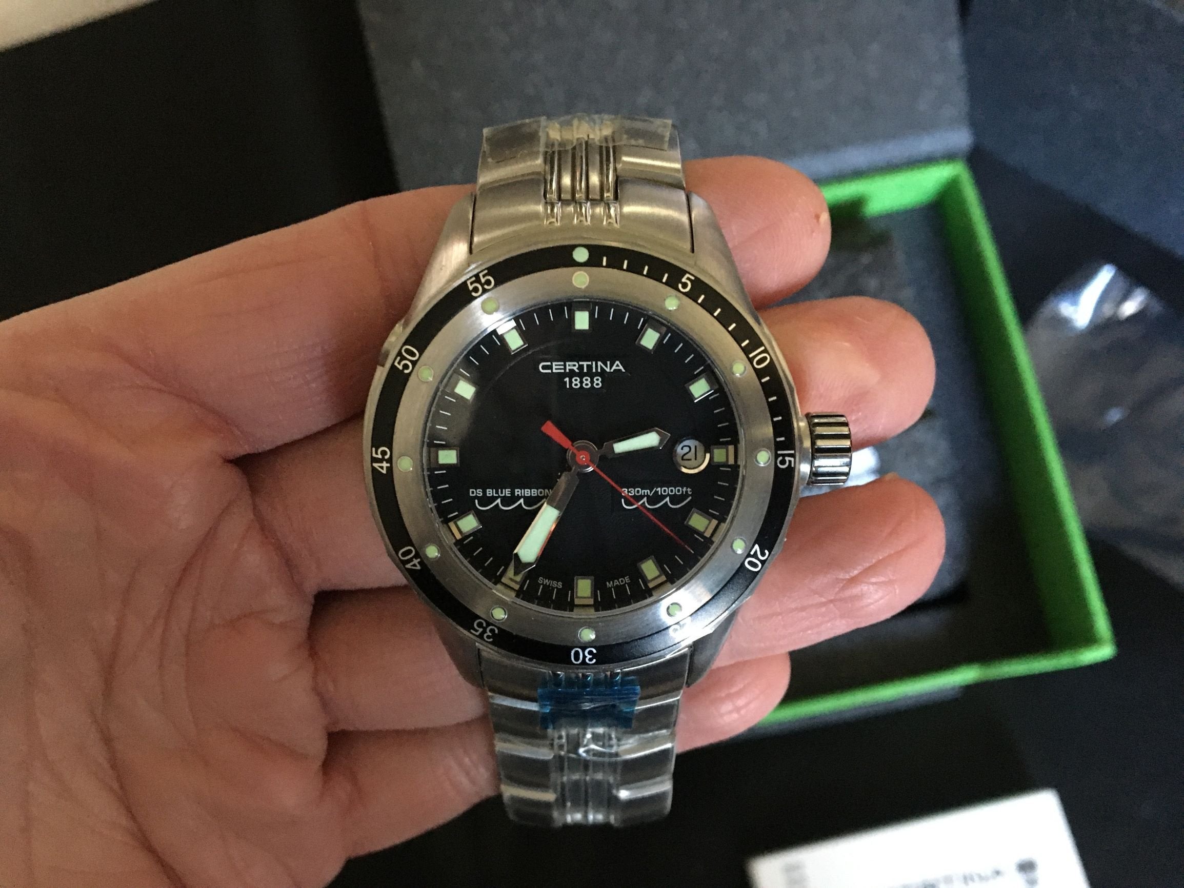 Certina ds blue sales ribbon diver