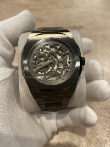 Gunmetal hot sale skeleton watch