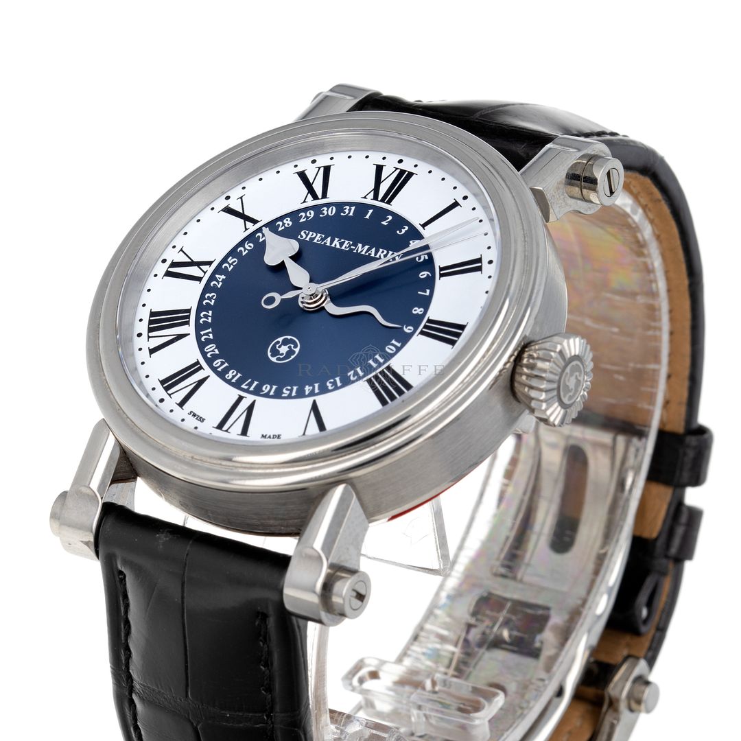 FS Speake Marin Serpent Calendar 10006 04 Titanium White Blue