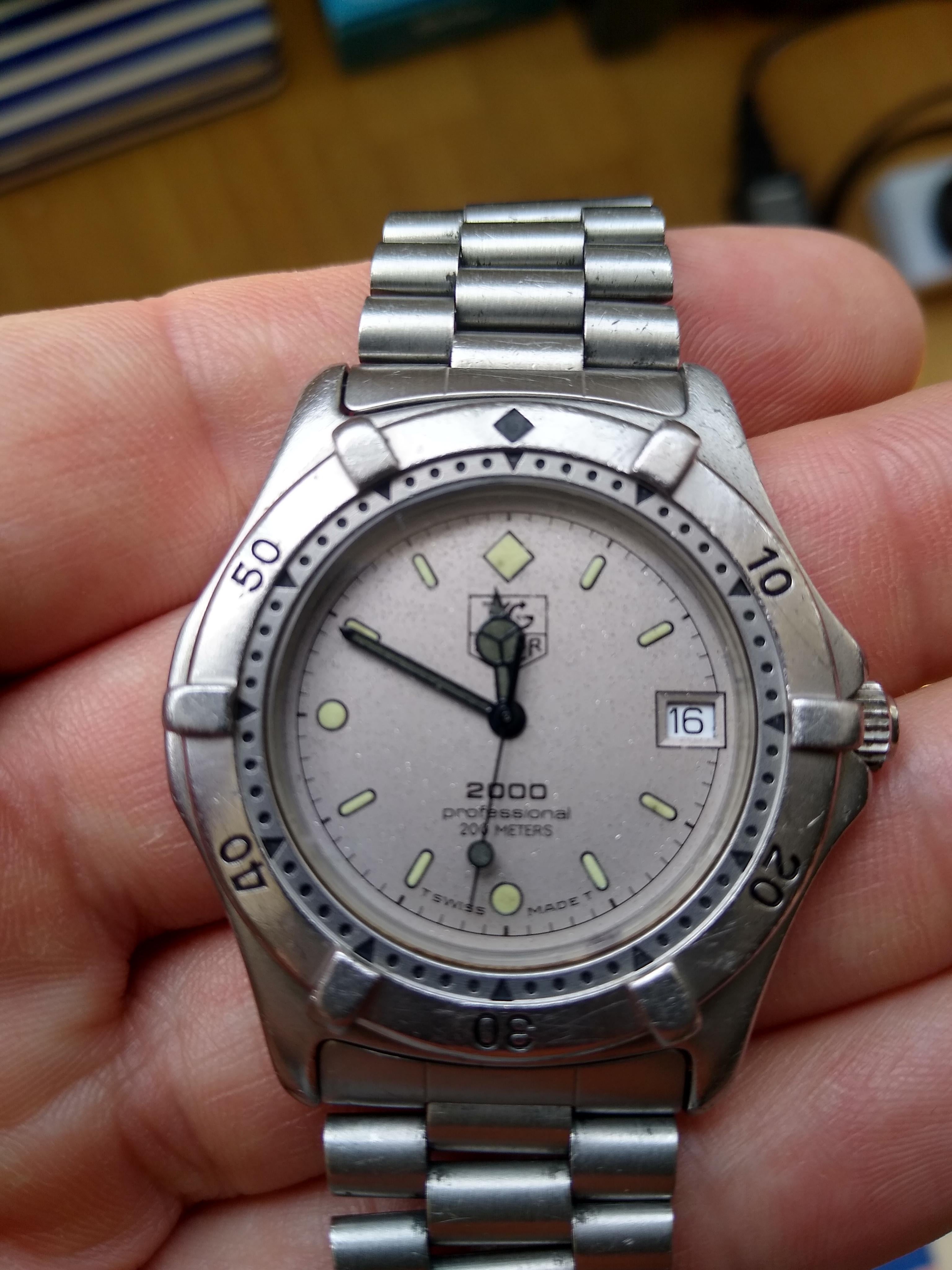 WTS Tag Heuer 39.5mm Vintage 2000 Series 926.206 Tritium with