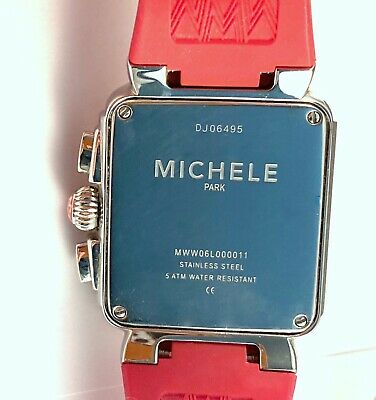 Michele Park Jelly Bean Chronograph Women s Watch Exc. Cond. Model