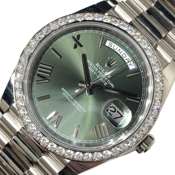 Rolex Rolex DayDate 40 Olive 228349RBR Olive Green Watch [PreOwned