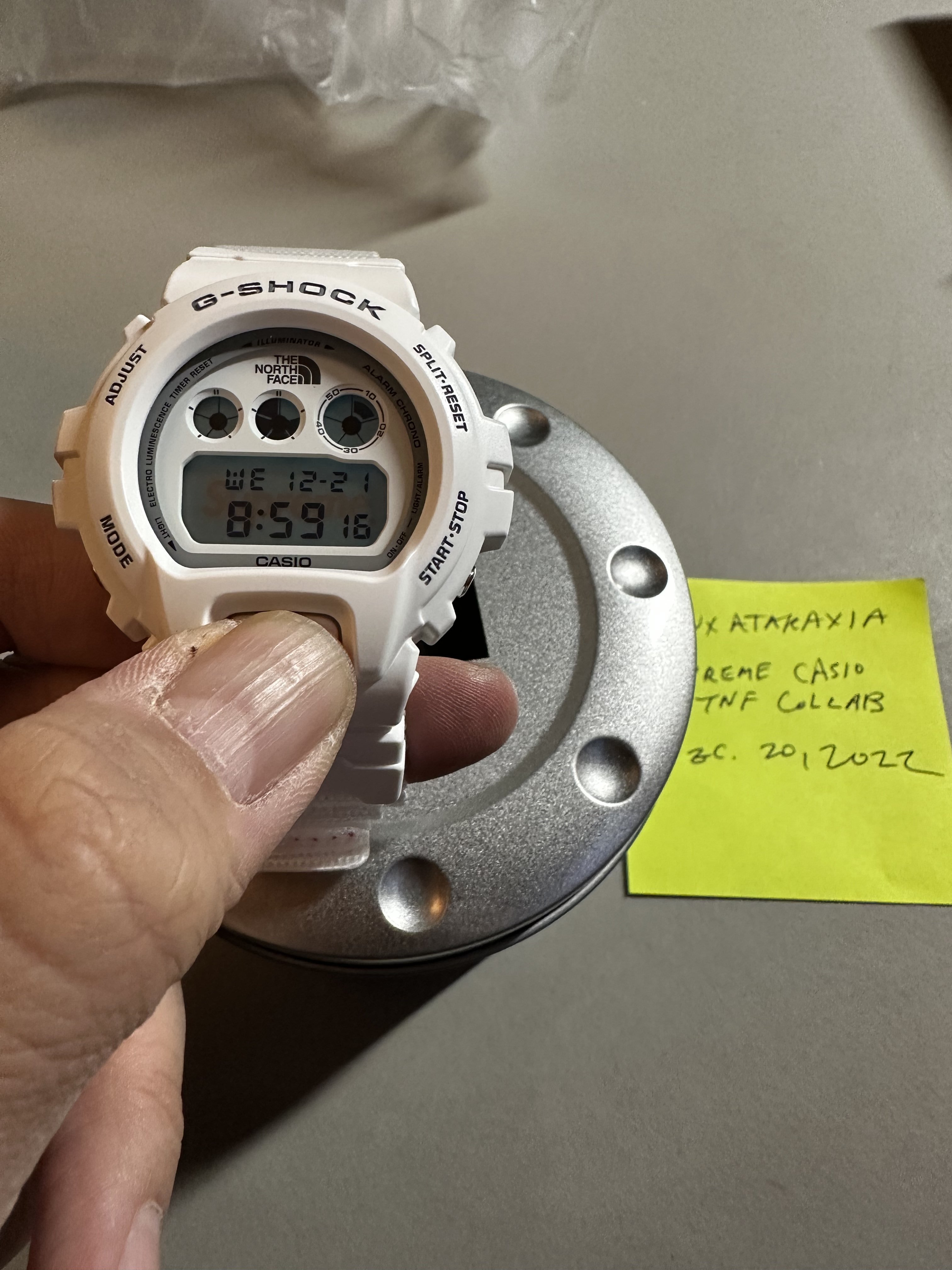 300 USD] FS: Supreme TNF G Shock White | WatchCharts Marketplace